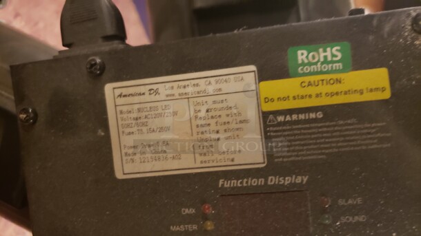 DJ Light Not tested (Location 1) - Image 2 of 2