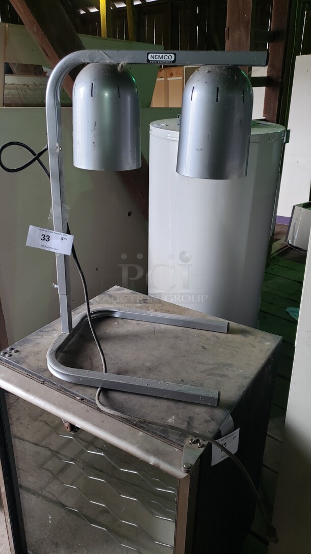 Nemco 6000A-2 Two Bulb Freestanding Heat Lamp

Not tested

(Location 3) - Image 1 of 3