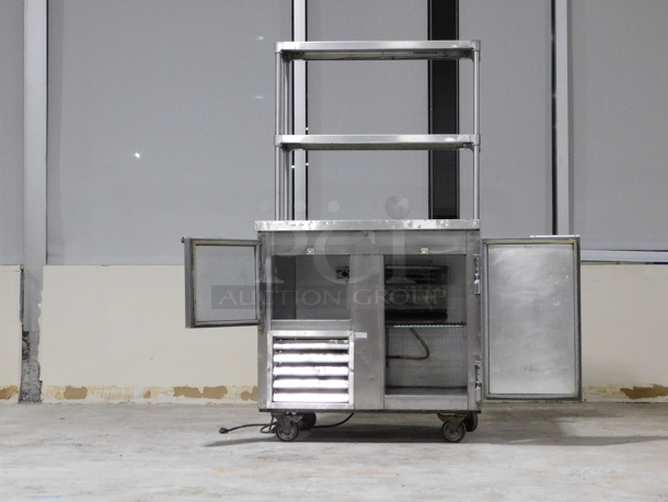 Leader Freezer work table and Shelve's ..... Tested and Working - Image 2 of 7