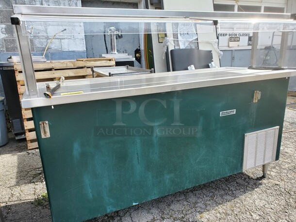 Delfield KCFT74-NU 74" Frost Top Serving Counter with Open Understorage/Refrigerated Cold Food Serving Counter - Image 2 of 6