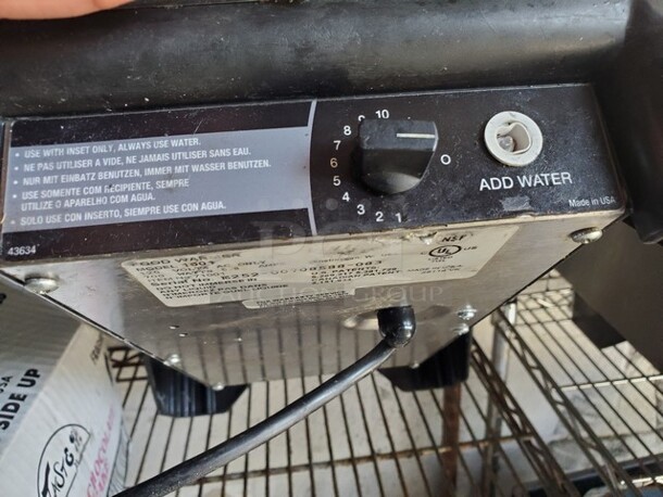 Vollrath 1001 Countertop Food Warmer-For Full Size Pan Wells|120v|AS IS - Image 3 of 4