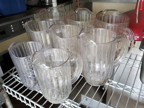 ALL ONE MONEY Lot of 8 Plastic Pitcher - Image 4 of 5