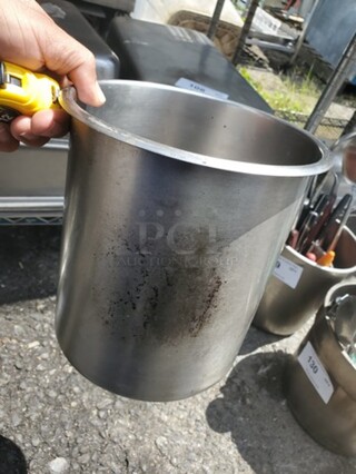 Stainless Steel Bain Marie Pot *without lid*