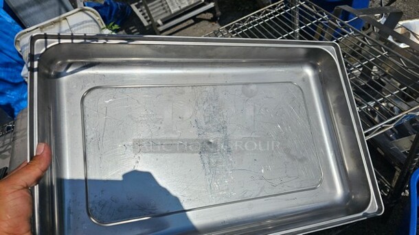 Lot of 4 Lids for Stainless Steel Food Pans - Image 3 of 3