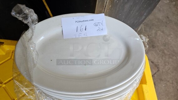 Lot of 24 Oval Platters