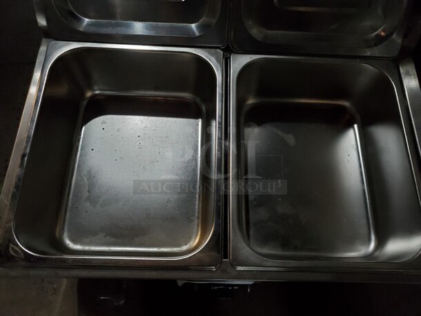 2-Pan LP Gas Bain-Marie Buffet Food Warmer 2-1/2Pans Propane
Like New - Image 3 of 5