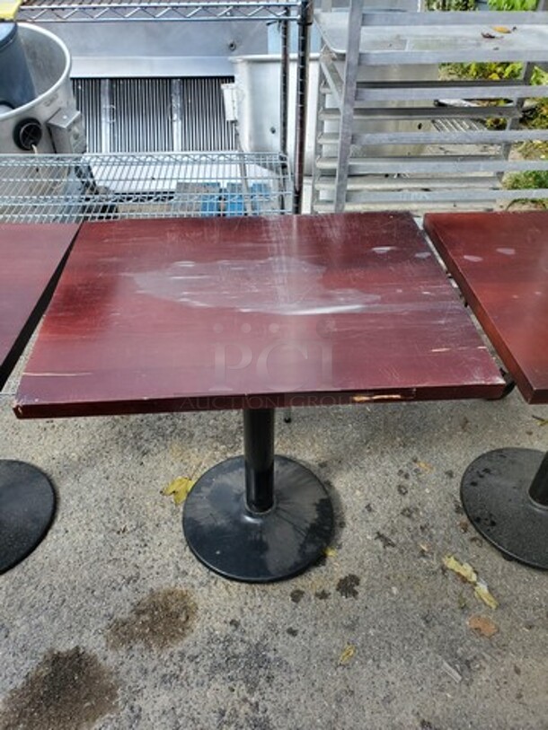 Lot of 3 Wood Tables - Image 3 of 4