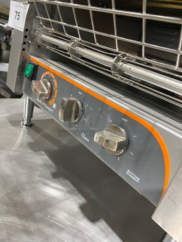 Ava Toast Commercial Countertop Conveyor Toaster! All Stainless Steel! On Legs! Model: TT450240 SN: 3305821184T3600D 240V - Image 6 of 8