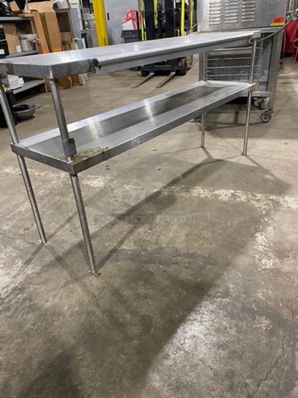 Solid Stainless Steel Double Overhead Shelf! - Image 3 of 8