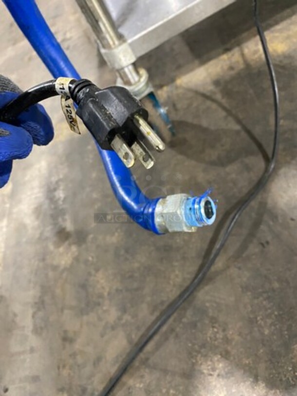 MagiKitch'n Commercial Countertop Natural Gas Powered Flat Griddle! With Back & Side Splashes! On Equipment Stand! With Storage Space Underneath! All Stainless Steel! On Casters! - Image 8 of 8