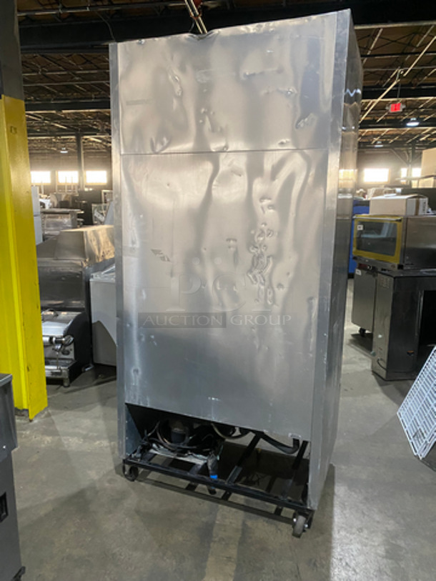 COOL! True Commercial 2 Door Reach In Refrigerator! With Poly Coated Racks! All Stainless Steel! On Casters! Model: T35 SN: 5079191 115V 60HZ 1 Phase - Image 4 of 10