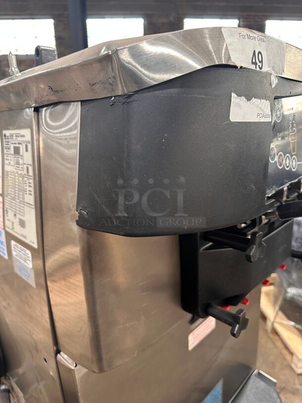 Taylor Crown Commercial 3 Handle Ice Cream Machine! All Stainless Steel! On Casters! Model: C72333 SN:M3087052 208-230V 1PH - Image 9 of 9