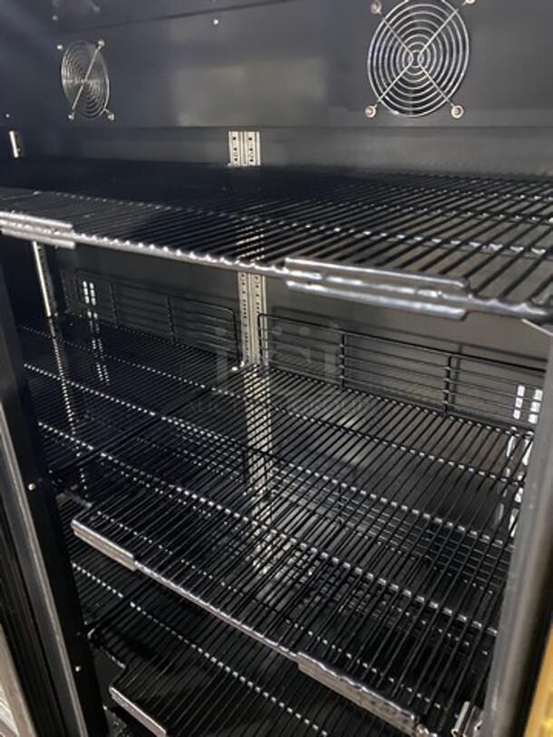 SG Merchandising Solutions Commercial 2 Door Reach In Cooler Merchandiser! With View Through Doors! With Poly Coated Racks! Model: DD20 SN: 341408060811PBSG! 115V! - Image 7 of 8