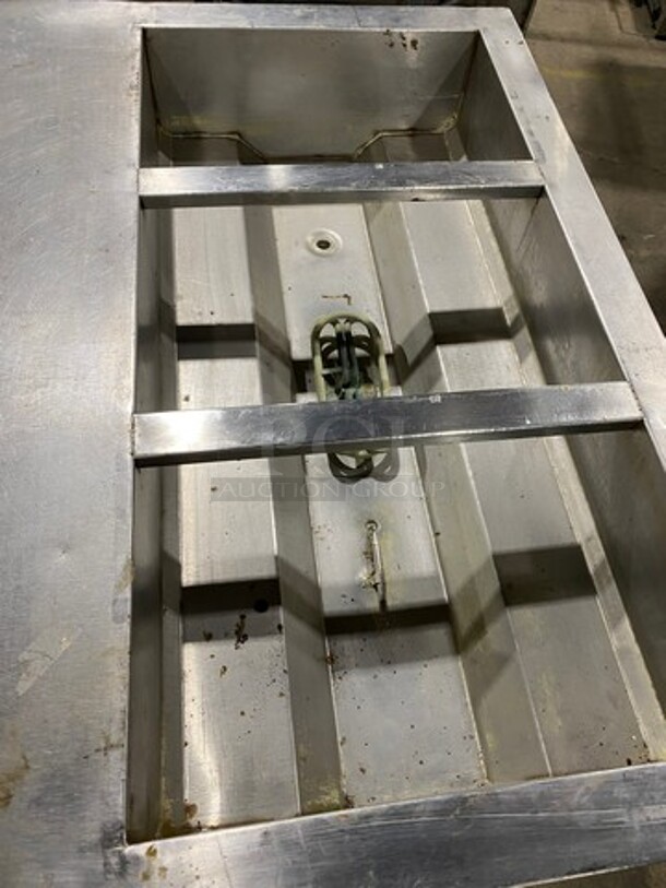 Commercial Electric Powered 3 Well Steam Table! With Storage Space Underneath! All Stainless Steel! On Legs! - Image 6 of 9