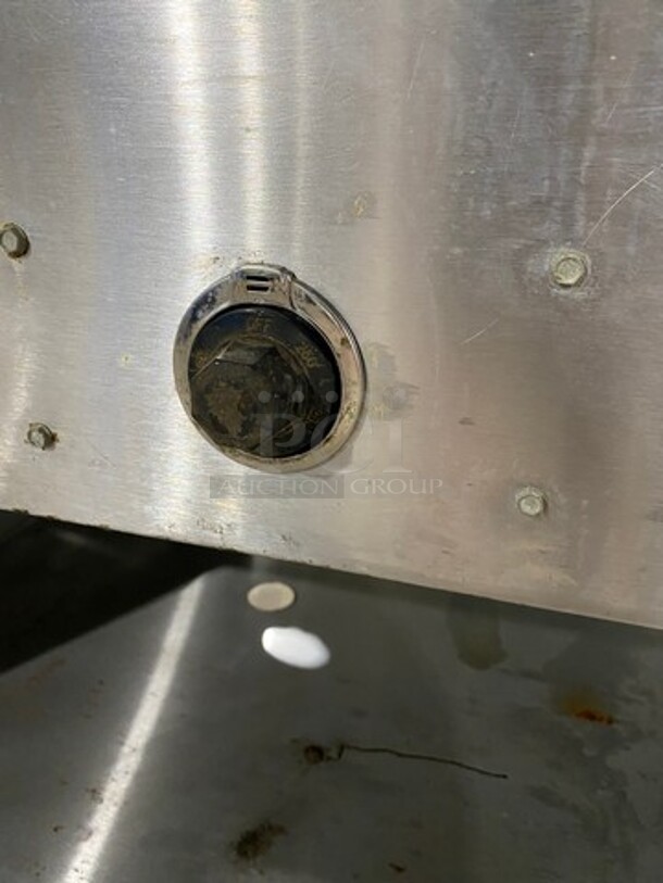 Commercial Electric Powered 3 Well Steam Table! With Storage Space Underneath! All Stainless Steel! On Legs! - Image 7 of 9