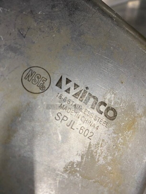 Winco Commercial Steam Table/ Prep Table Food Pans! All Stainless Steel! 2x Your Bid! - Image 6 of 6