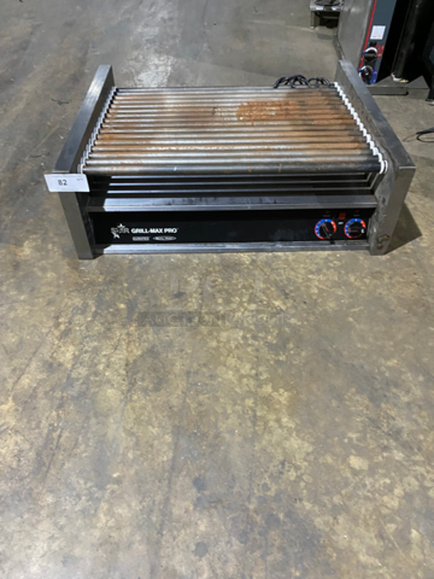 Star Commercial Countertop Grill-Max Hot Dog Roller Grill! All Stainless Steel!