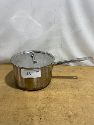 ABC Commercial Heavy Duty Stainless Steel Saucepan! With Lid!