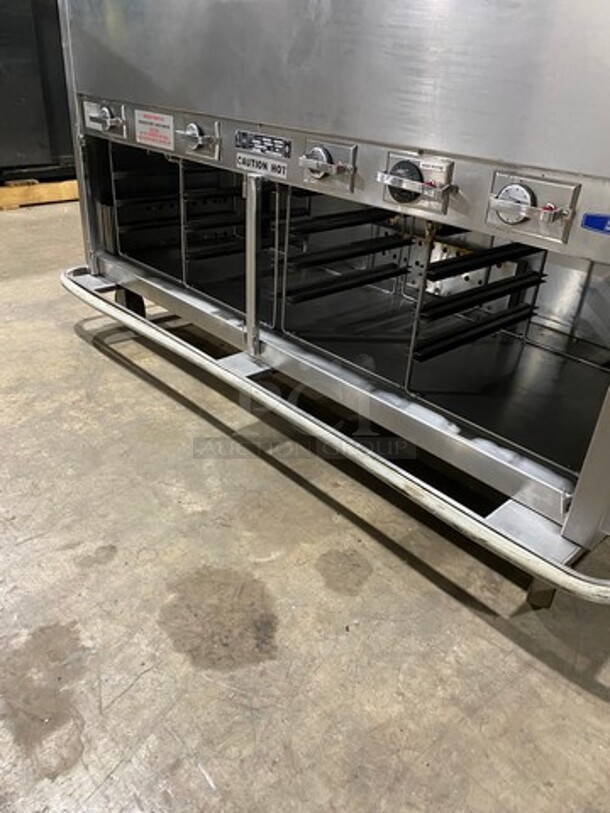 Seco Commercial Electric Powered 4 Well Steam Table! With Storage Space Underneath! All Stainless Steel! On Casters! Model: DME4 SN: 299 208V - Image 7 of 11