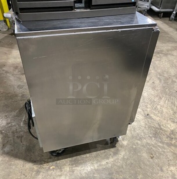 Beverage Air Stainless Steel Commercial 2 Door Undercounter Cooler on Commercial Casters! MODEL UCR34HC SN:13304623 115V 1PH - Image 4 of 8