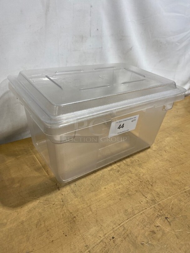 Rubbermaid Commercial Clear Food Pan With Lid! - Image 2 of 8