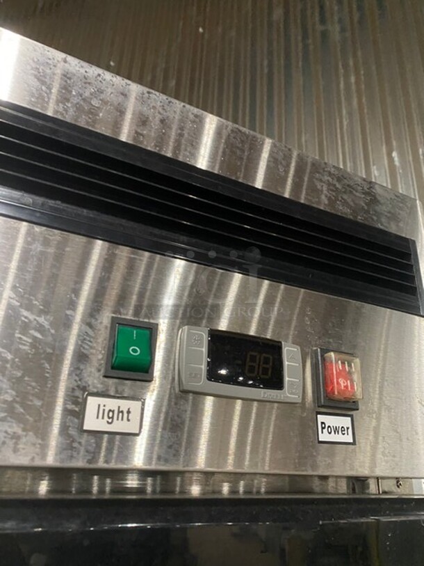 Atosa Commercial Double Glass Door Reach In Freezer/Merchandiser! All Stainless Steel! On Casters! 115V 1 Phase! Model: MCF8703 SN: MCF870307716033000C40030! - Image 8 of 10