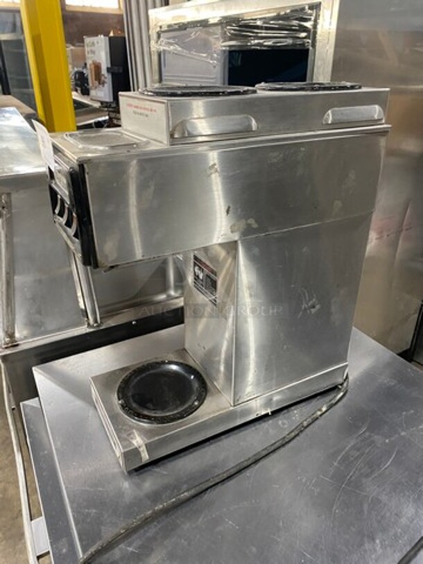 Bunn-O-Matic Commercial Countertop Coffee Maker! With 3 Coffee Pot Warmers! All Stainless Steel! Model: S SN: 63221 120V 60HZ 1 Phase - Image 2 of 9
