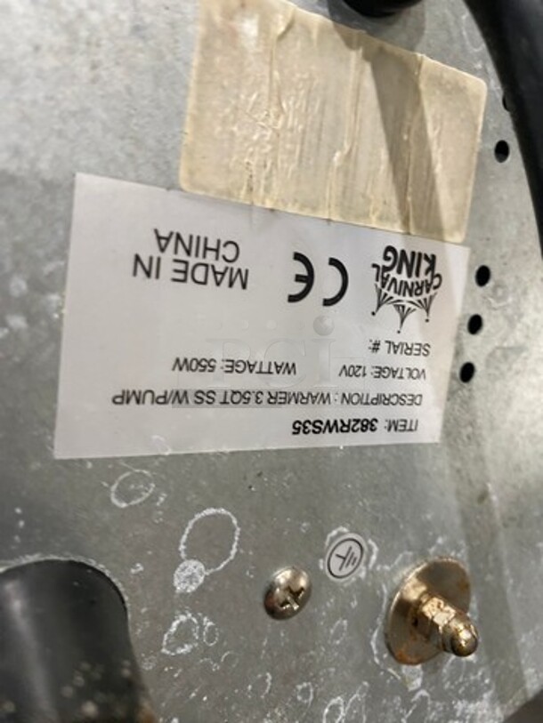 Carnival King Commercial Countertop 3.5QT Food Warmer! Model: 382RWS35 120V - Image 5 of 6