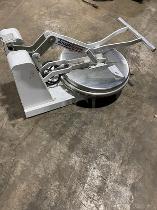 DoughXPress Commercial Countertop Electric Powered Pizza Dough Press! Model: DM18 SN: 8613827 120V 60HZ 1 Phase - Image 6 of 12