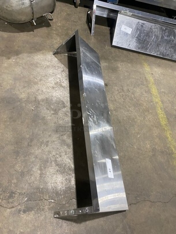 Commercial Solid Stainless Steel Wall Mount Shelf! - Image 4 of 5