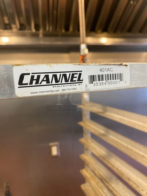 Channel Metal Commercial Pan Transport Rack! On Casters! Model: 401AC - Image 5 of 5