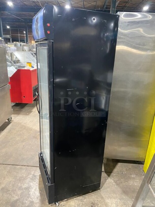 Bison Commercial Single Door Reach In Cooler Merchandiser! With View Through Door! Poly Coated Racks! Model: BGM15 SN: BGM1520200528015 115V - Image 4 of 8
