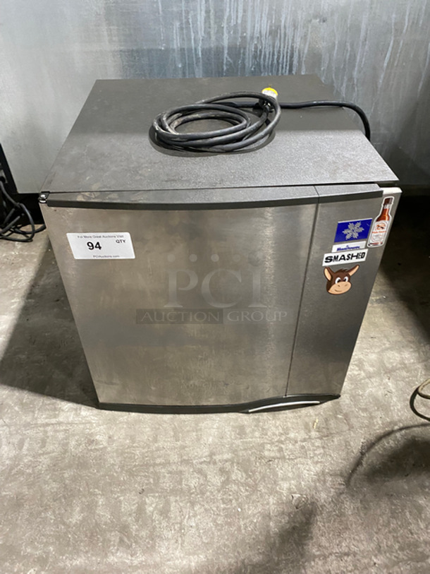 Manitowoc Commercial Ice Machine Head! Stainless Steel Body! Model: SD0322A SN: 110721767 115V 60HZ 1 Phase