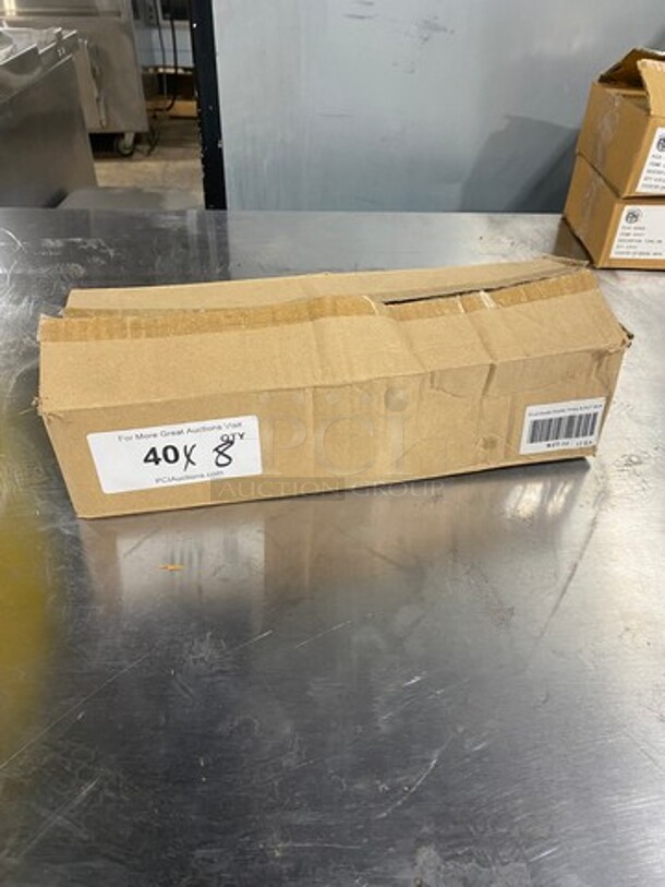 NEW! IN THE BOX! Metal Griddle Spatula! With Wooden Handle! 8 In 1 Box! 1 Box Per Lot! 8x Your Bid! - Image 1 of 7