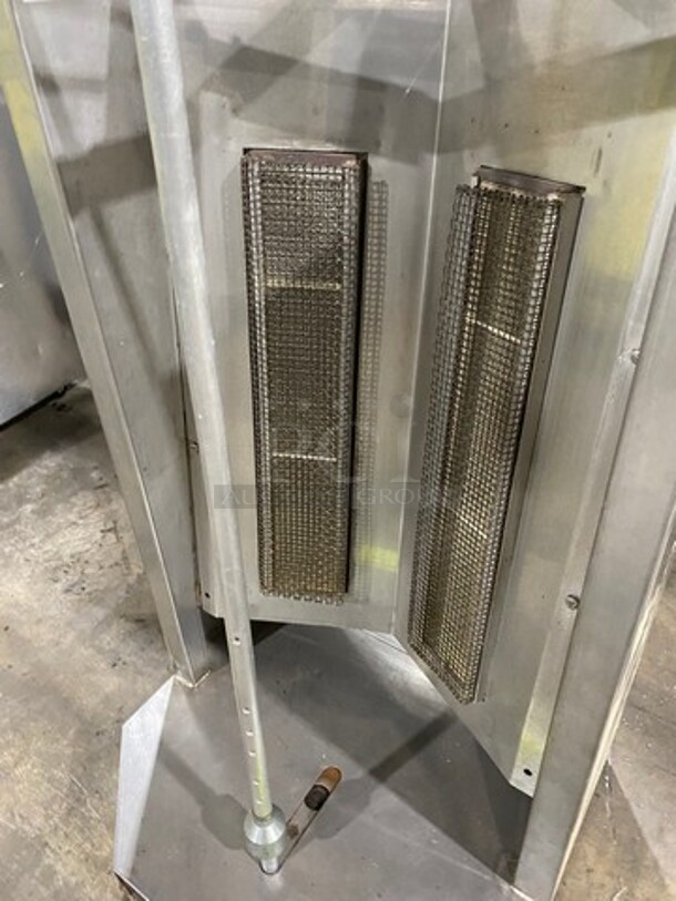Auto Doner Commercial Countertop Natural Gas Powered Vertical Broiler Gyro Machine! All Stainless Steel! Model: 3PG SN: 042102 - Image 5 of 10