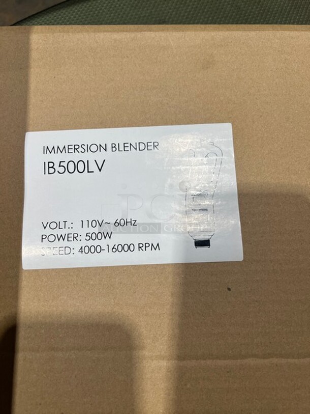 BRAND NEW IN THE BOX! USR 16" Immersion Hand Held  Blender! MODEL IB500LV 110V!  - Image 2 of 5
