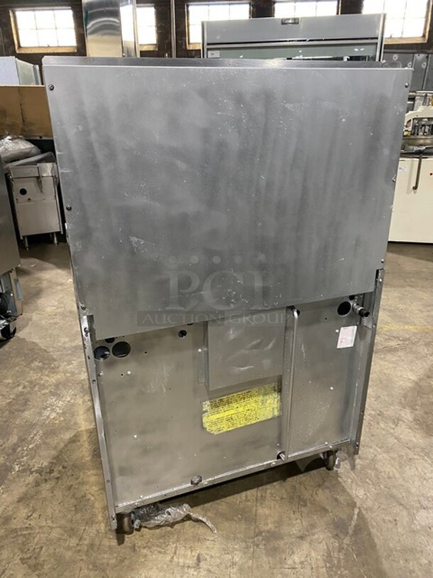 Sunfire All Stainless Steel Natural Gas 6 Burner Stove! With an Underneath Full Size Stove! And a Back Splash And Salamander Shelf! On Casters! Model X366R - Image 3 of 10