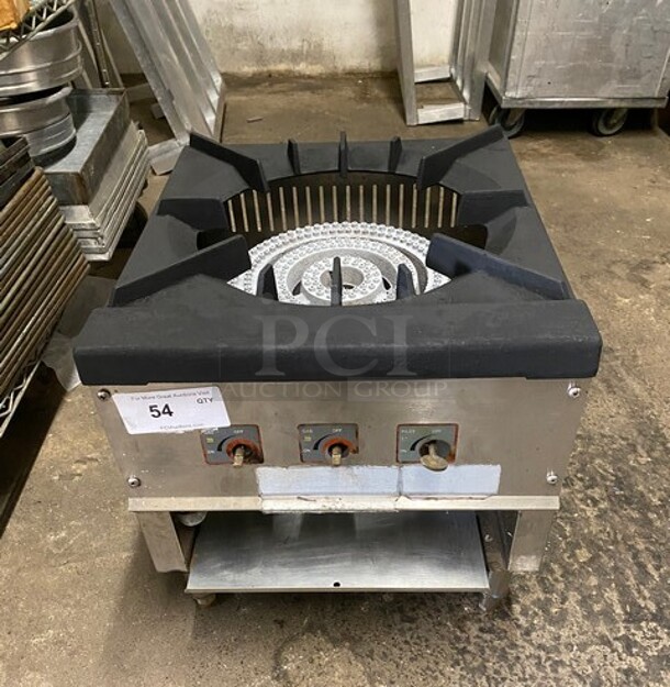 18" Single Burner Cast Iron Gas Stock Pot Range/Stove! - Image 1 of 7