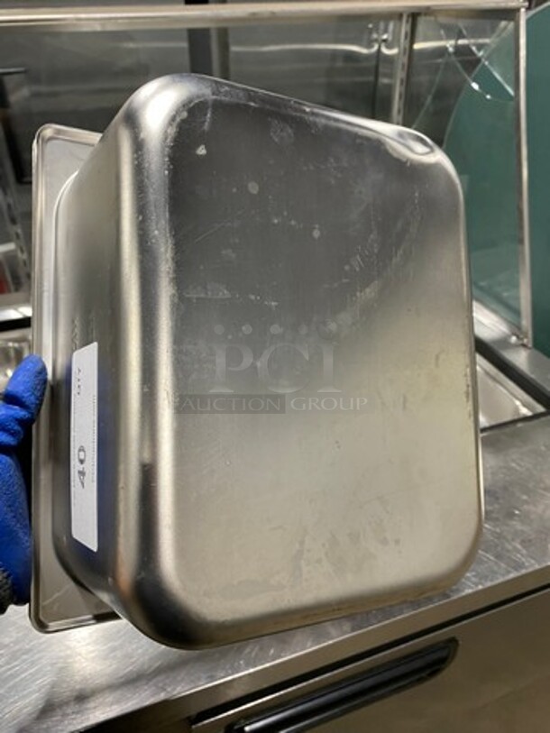 Stainless Steel Half Size Food Pan! 2x Your Bid! - Image 3 of 3