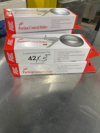 NEW! IN THE BOX! ABC Food Portion Scoopers! 5x Your Bid!