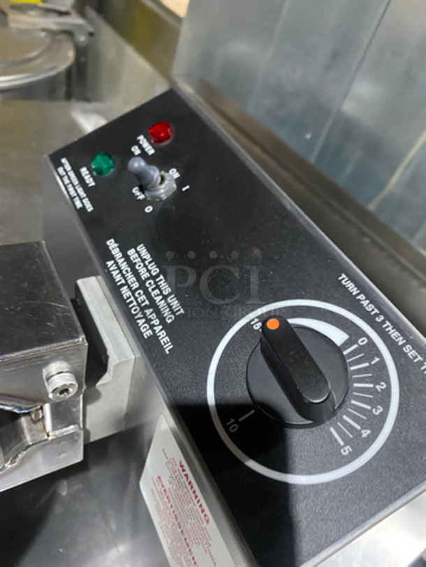 Gold Metal Commercial Countertop Giant Waffle Cone Baker Press! All Stainless Steel! Model: 5020T SN: GWCT1940 120V 60HZ 1 Phase - Image 6 of 8