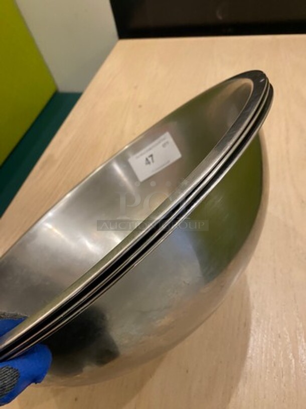 ALL ONE MONEY! Stainless Steel Mixing Bowls! - Image 2 of 5