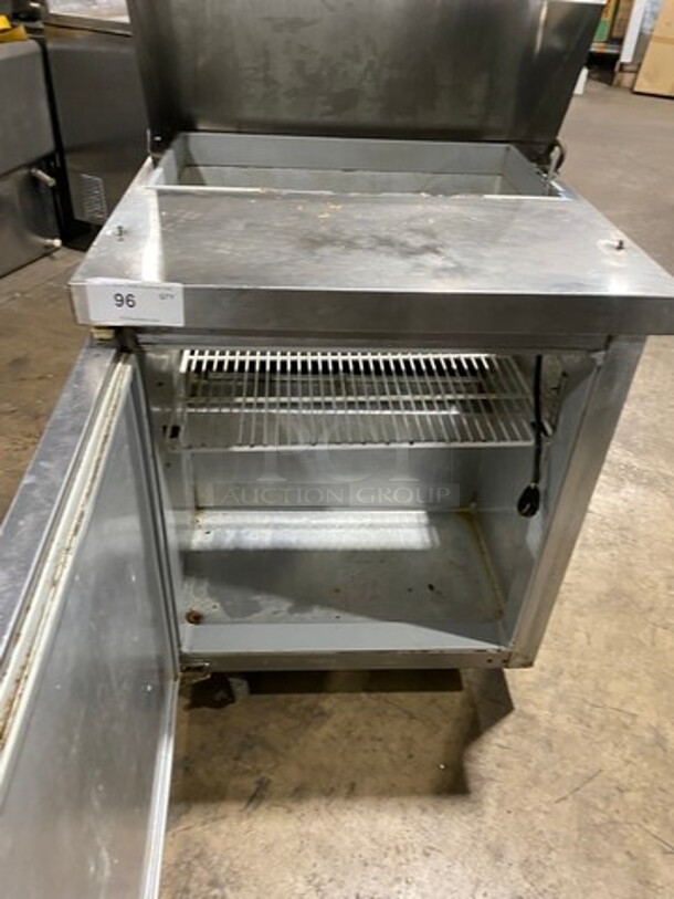 Continental Commercial Refrigerated Sandwich Prep Table! With Single Door Storage Space Underneath! All Stainless Steel! Model: SW278 SN: 13587220 115V 60HZ 1 Phase - Image 5 of 9