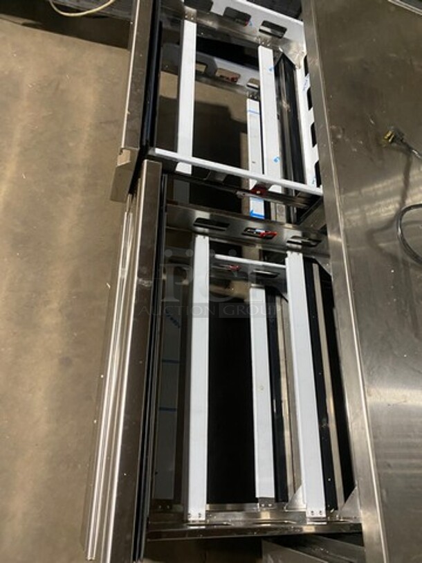 SLIGHTLY USED! LATE MODEL! 2022 Asber Commercial Refrigerated 4 Drawer Chef Base! All Stainless Steel! On Casters! POWERS ON, DOES NOT GET DOWN TO TEMPERATURE! Model: ACBR72HC SN: 8102599613 115V 60HZ 1 Phase - Image 5 of 8