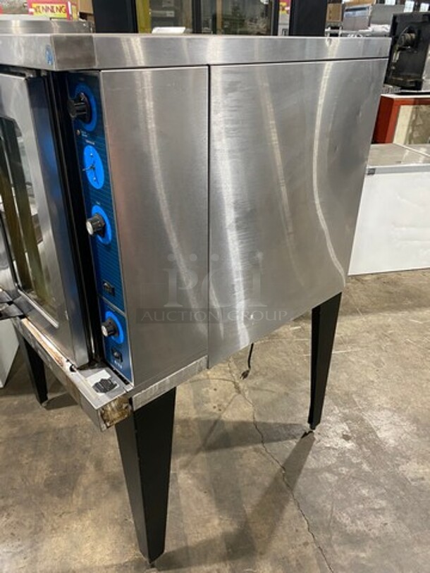 Duke Commercial Natural Gas Powered Convection Oven! With View Through Doors! Metal Oven Racks! All Stainless Steel! On Legs! Model: 6/13 - Image 2 of 7