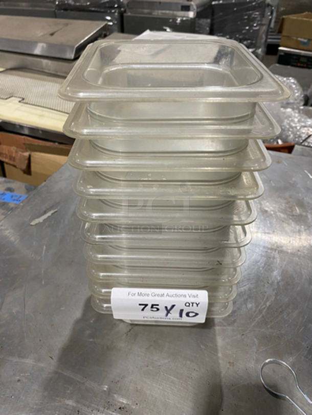 Cambro Clear Poly Food Pans! 1/6x2.5