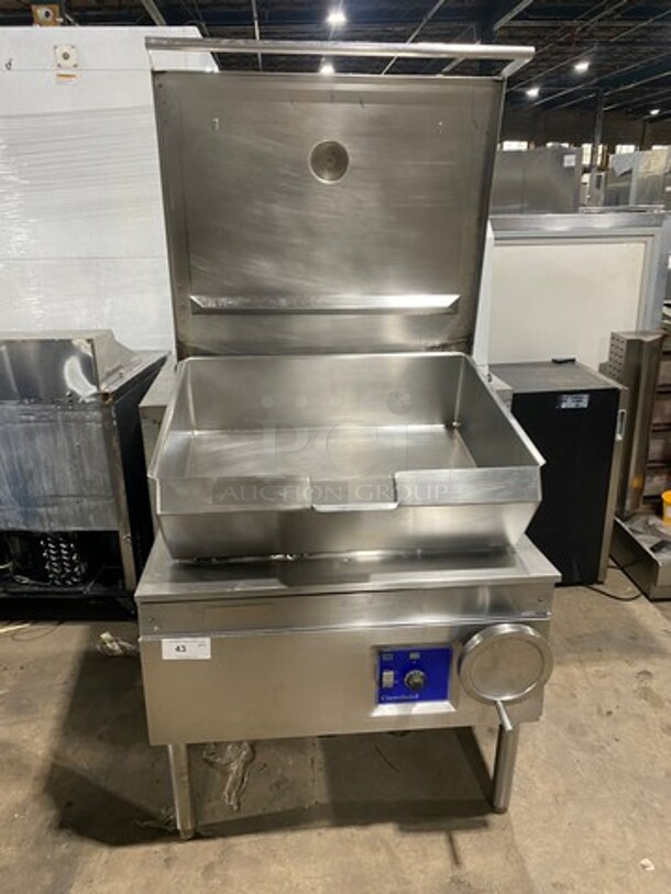 Cleveland Tilt Skillet/Braising Pan! All Stainless Steel! On Legs! - Image 1 of 6