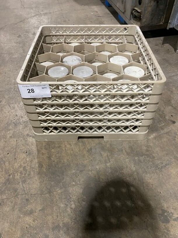 ALL ONE MONEY! Stemmed Wine Glasses! Includes Poly Cup Crate!