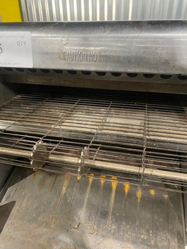 Holman QCS Commercial Countertop Conveyor Toaster! All Stainless Steel!  - Image 5 of 8