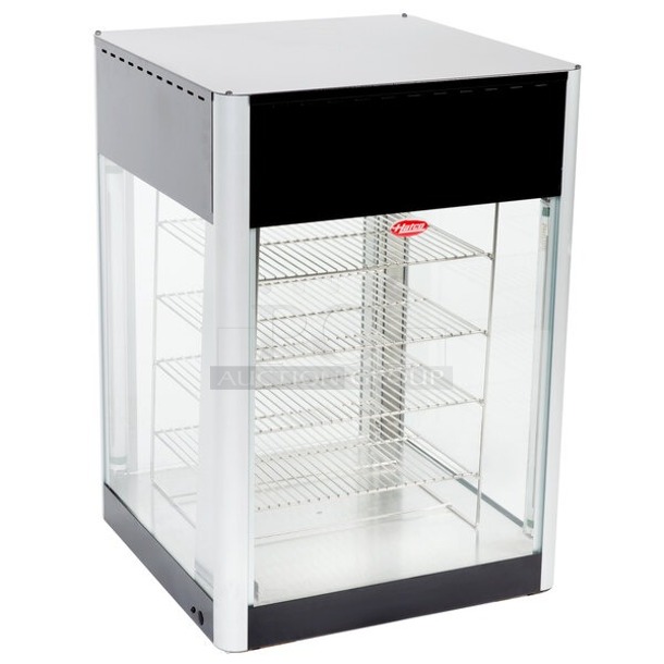 BRAND NEW SCRATCH & DENT! Hatco FDWD-1X Flav-R-Fresh Humidified Impulse Hot Food Display Cabinet With 4 Shelf Stationary Rack S/N: 2610192245. No damage.  - Image 1 of 2